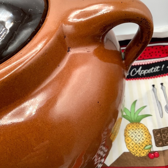 Vintage 5 QUART Bean Pot. SUNBURST CERAMICS Ltd. Alberta Canada. Circa 1960-1975 - Picture 2 of 6